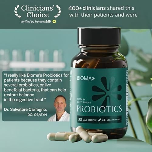 BIOMA Probiotics - Digestive Health Gut Support (30-Day Supply)