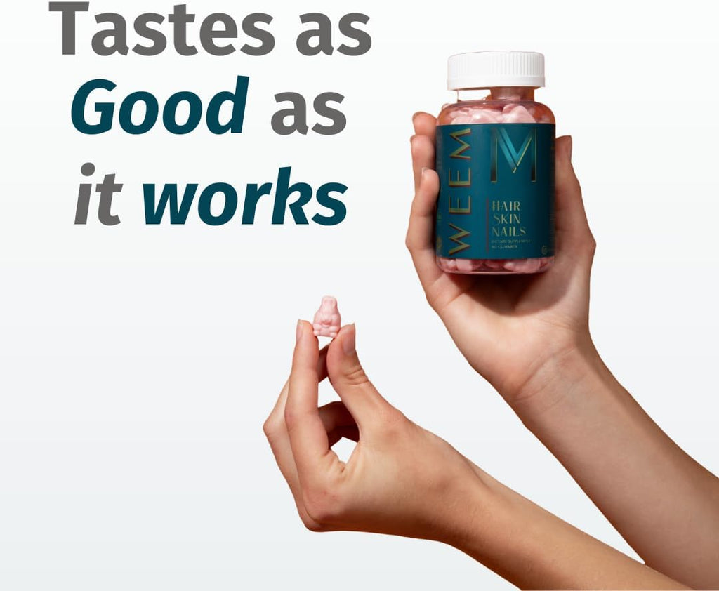 WEEM Hair, Skin & Nails Gummies - Extra Strength