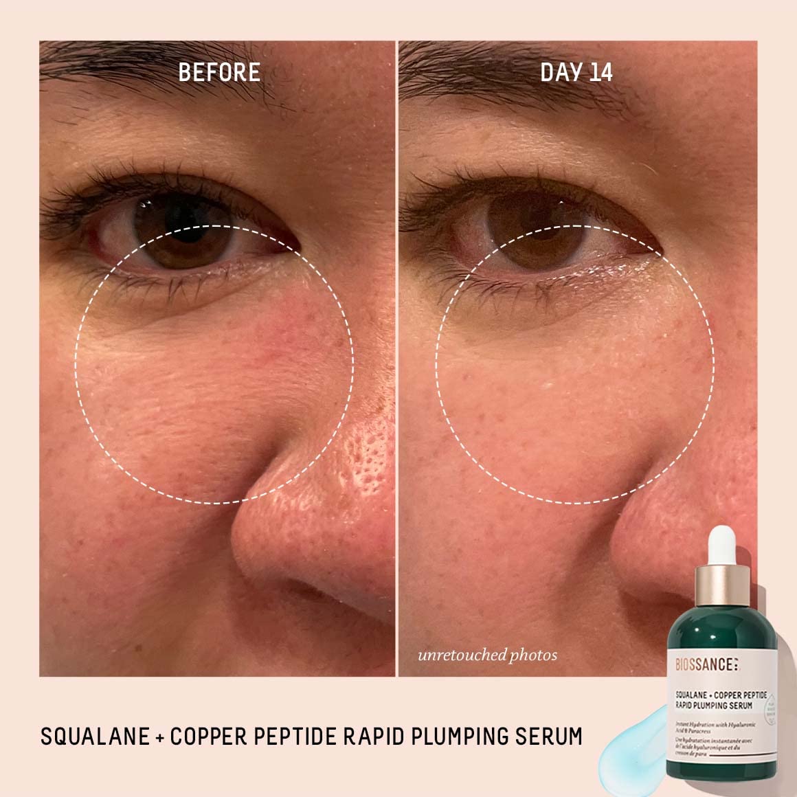 Biossance Squalane + Copper Peptide Serum – Plumping Face Serum
