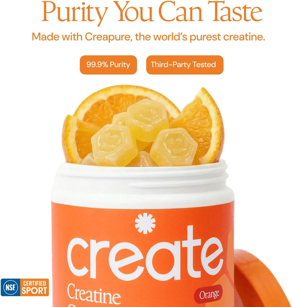 Create Creatine Monohydrate Gummies – 90 Count