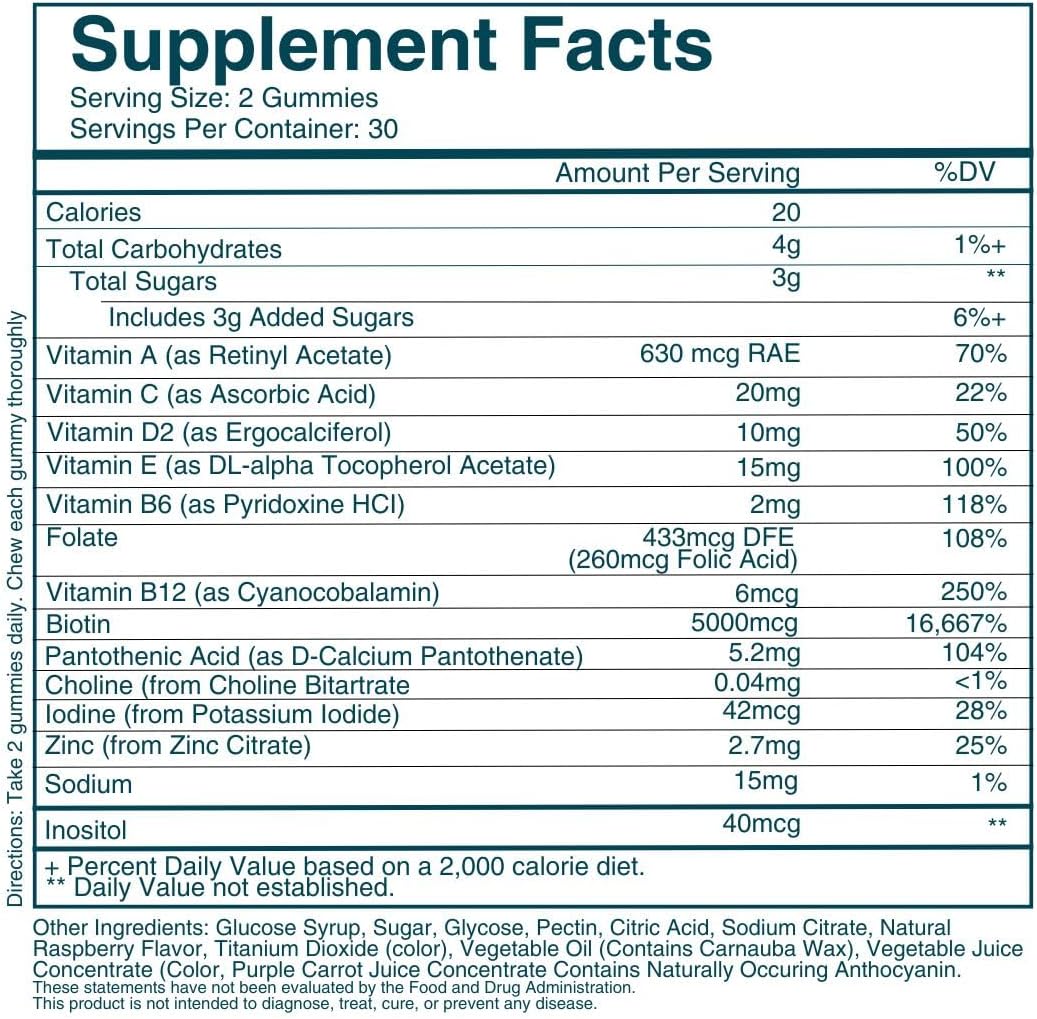 WEEM Hair, Skin & Nails Gummies - Extra Strength