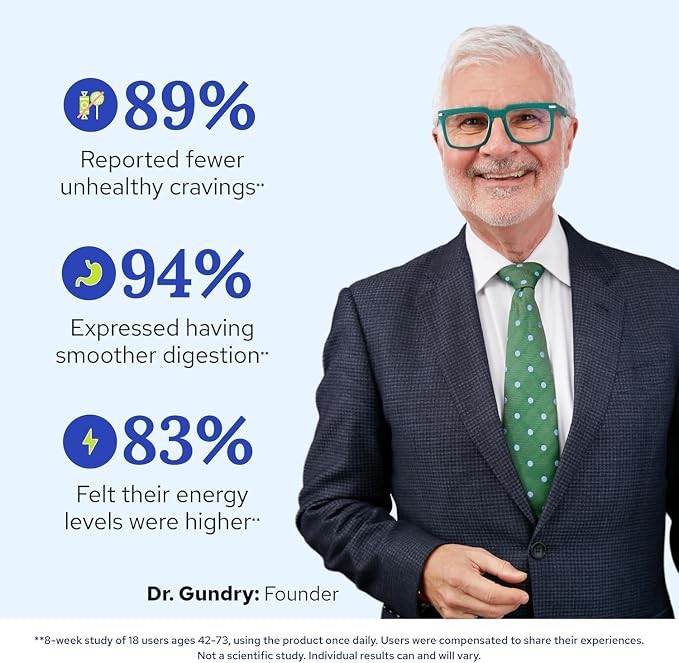 Gundry MD Bio Complete 3 - Prebiotic, Probiotic & Postbiotic (90 Servings)