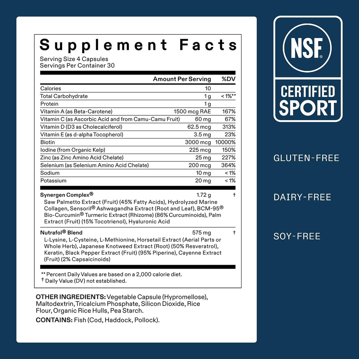 Nutrafol Men's Hair Growth Supplement (1-Month)
