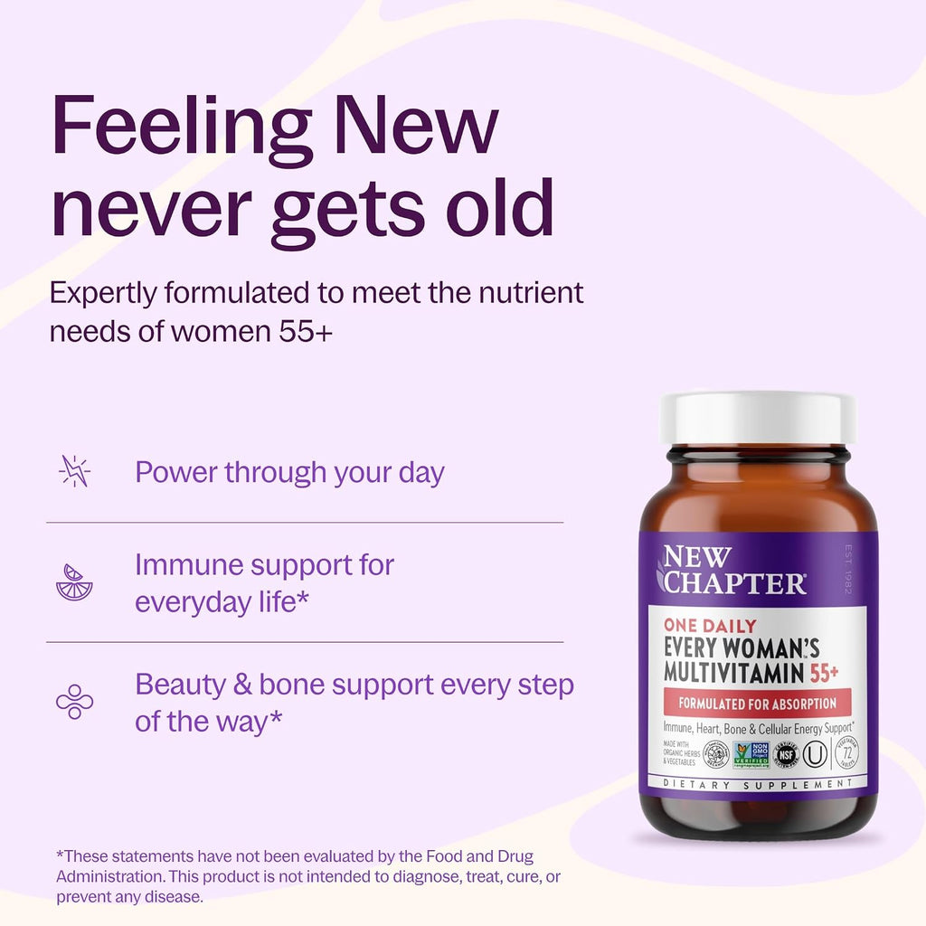New Chapter Women's Multivitamin 50+ – 72 Count