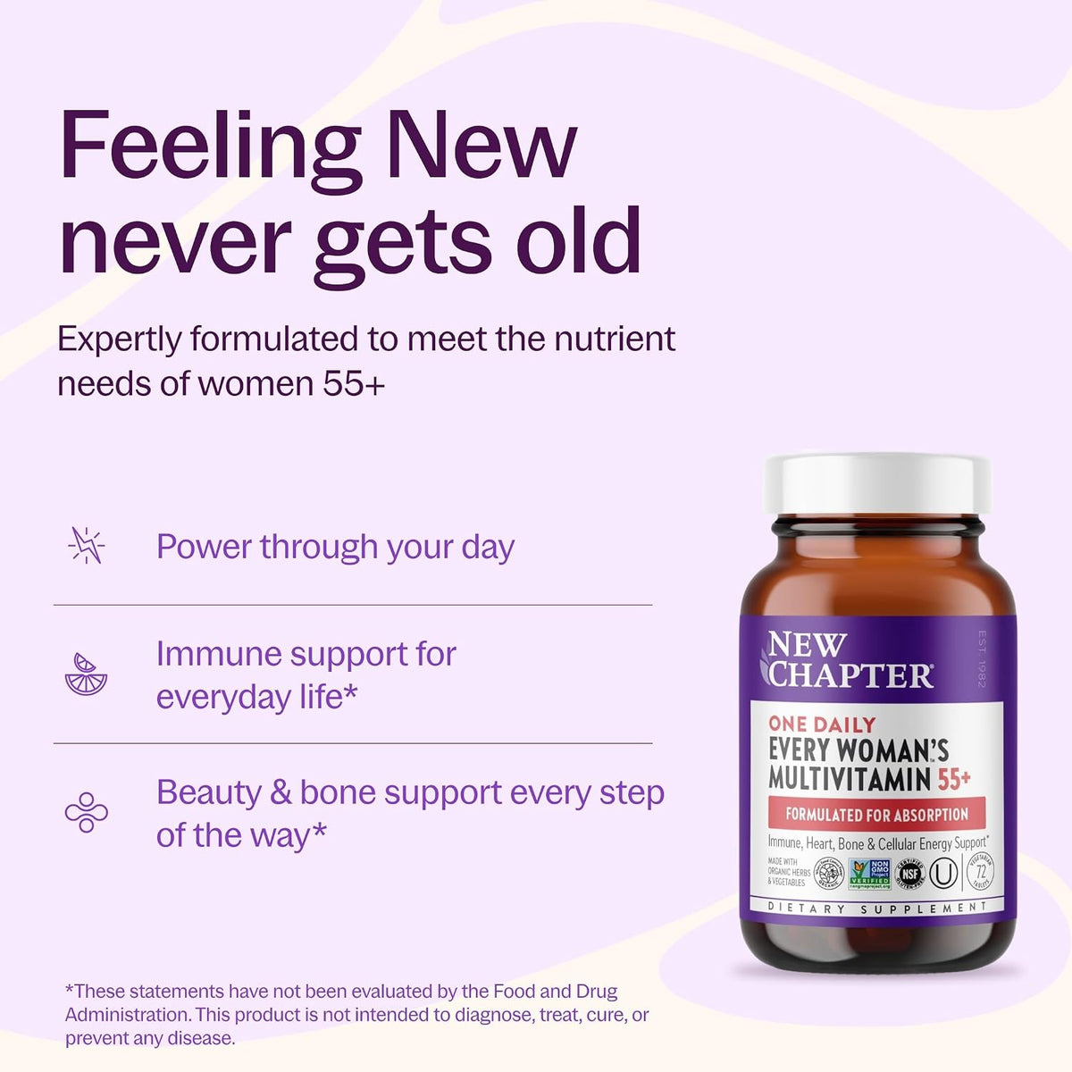 New Chapter Women's Multivitamin 50+ – 72 Count
