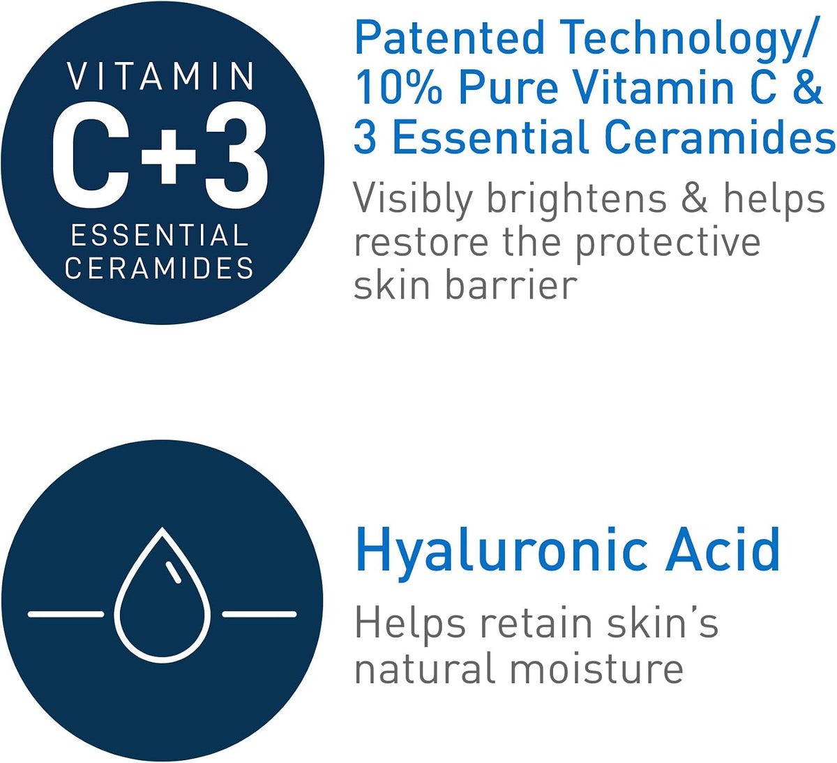 CeraVe Vitamin C Serum with Hyaluronic Acid, 1oz