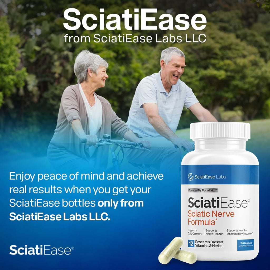 Nerve Support Supplement – Sciatic & Nerve Health, 120 Capsules