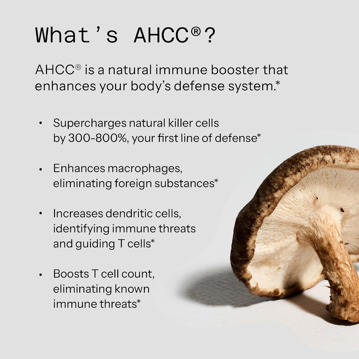 Quality of Life Kinoko Platinum AHCC – Immune Support, 60 Capsules