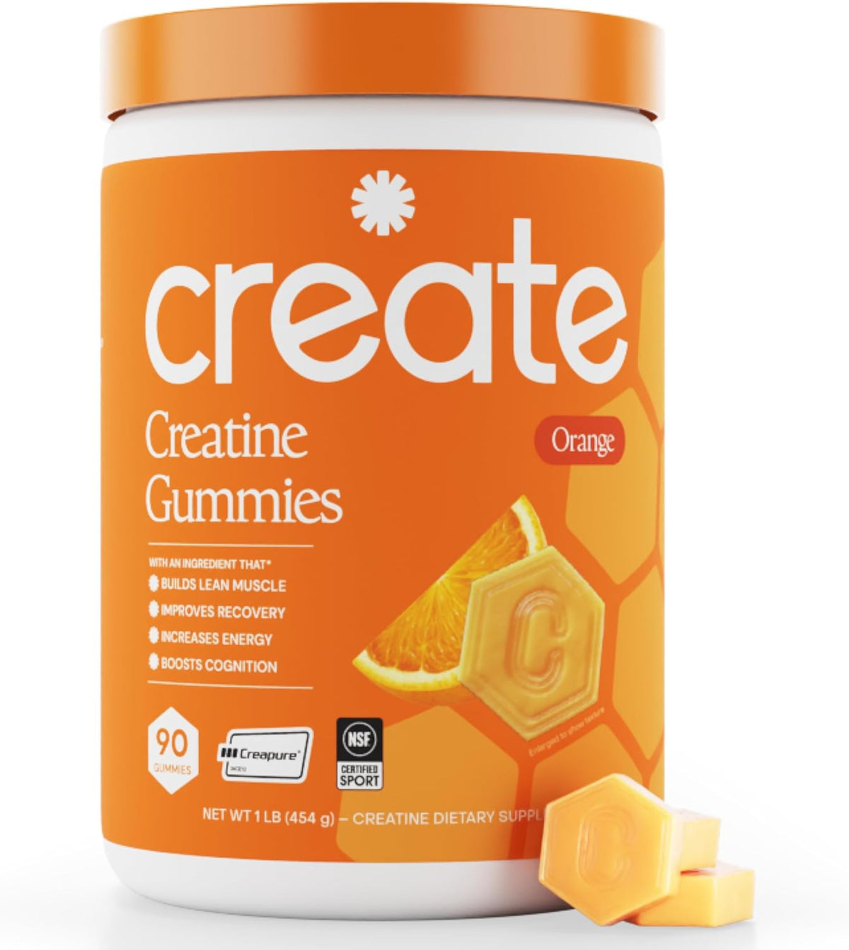 Create Creatine Monohydrate Gummies – 90 Count