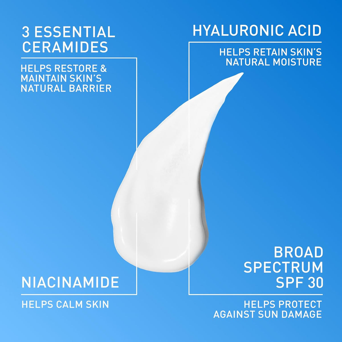 CeraVe AM Facial Moisturizing Lotion SPF 30, 3oz