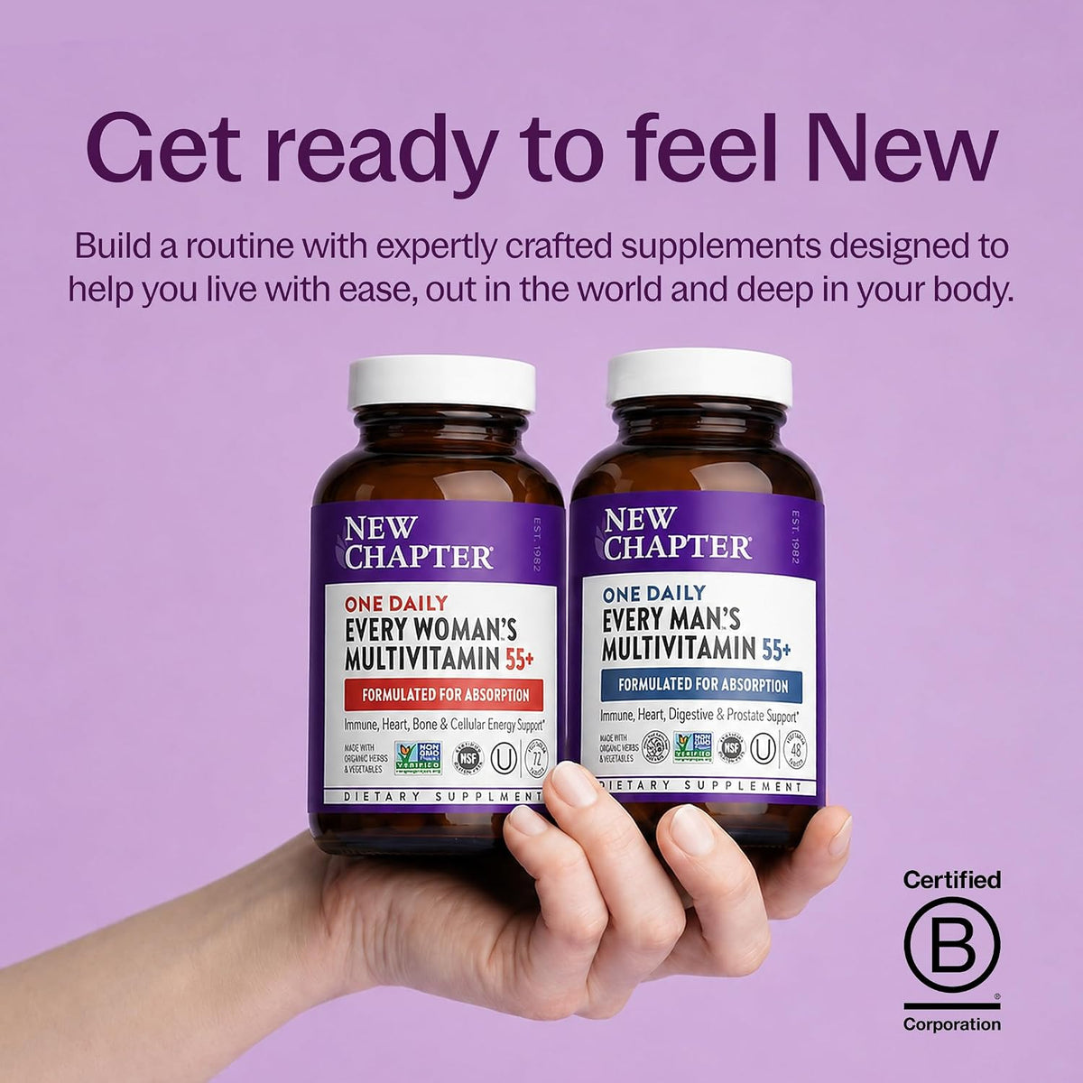 New Chapter Women's Multivitamin 50+ – 72 Count