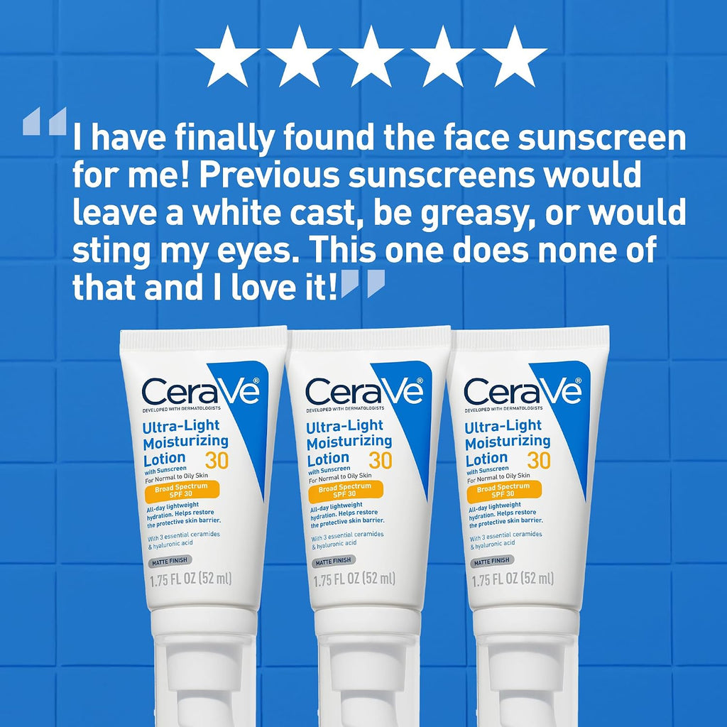 CeraVe Ultra-Light Moisturizing Lotion SPF 30, 1.7oz
