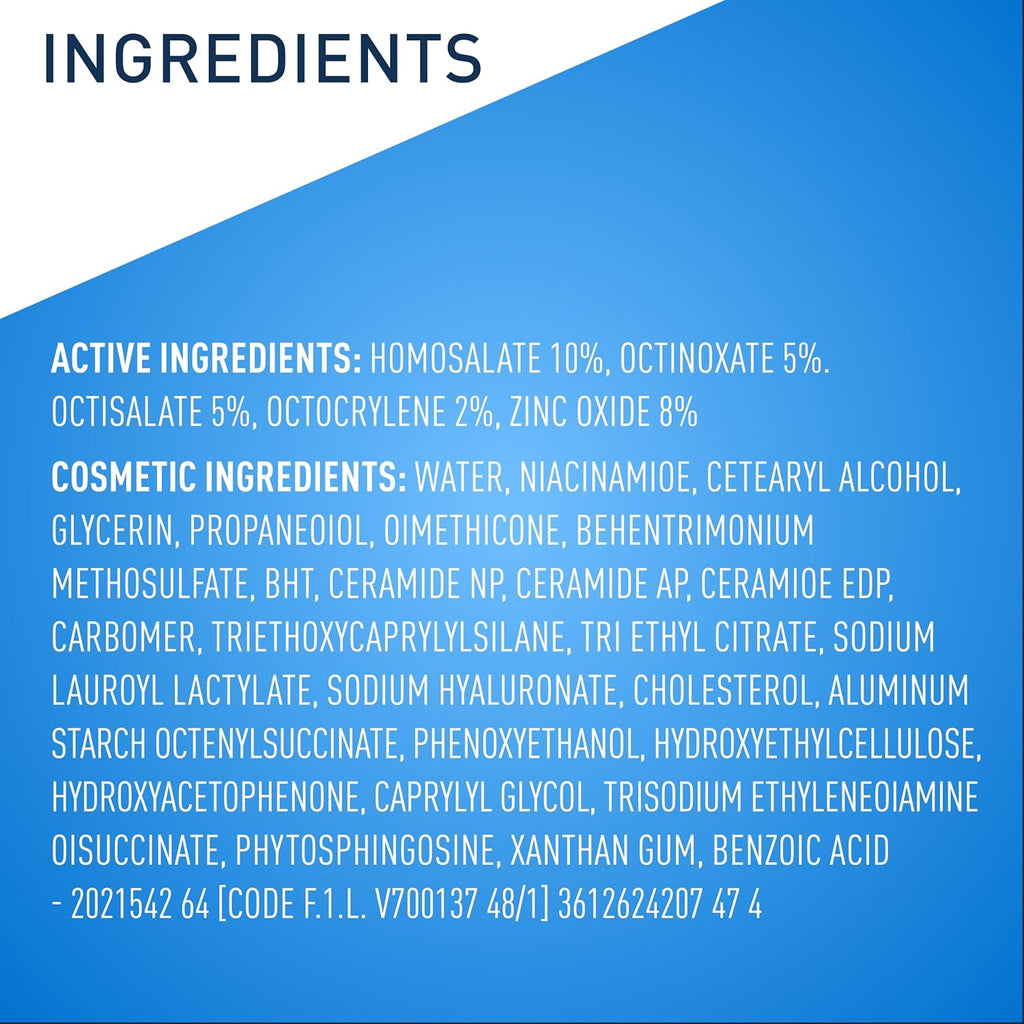 CeraVe AM Facial Moisturizing Lotion SPF 30, 3oz