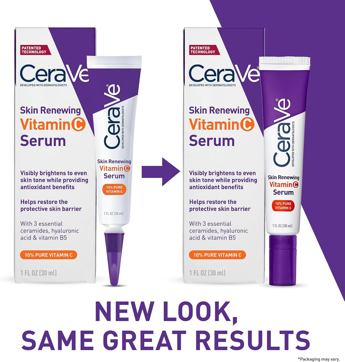 CeraVe Vitamin C Serum with Hyaluronic Acid, 1oz