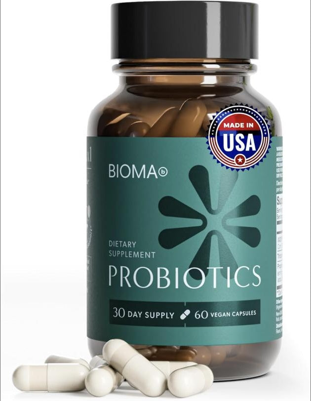 BIOMA Probiotics – Digestive Health Support, 60 Capsules