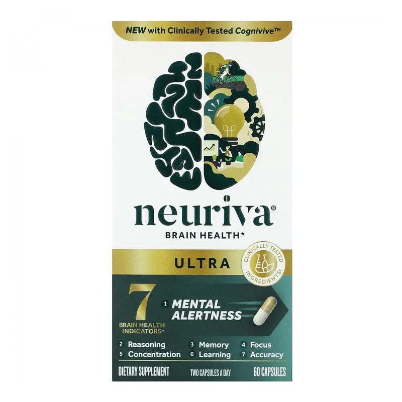 NEURIVA Ultra Decaffeinated 60 capsules bottle